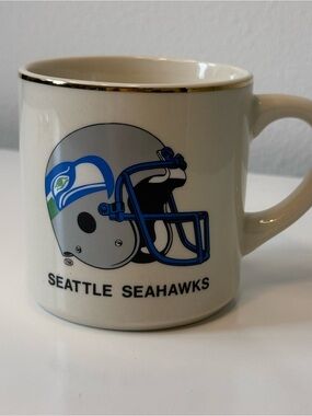 Vintage 1988 Seattle Seahawks AFC West Division Championship Mug NFL Coffee Cup